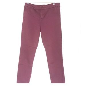 Kut from the Kloth burgundy ankle-length pants